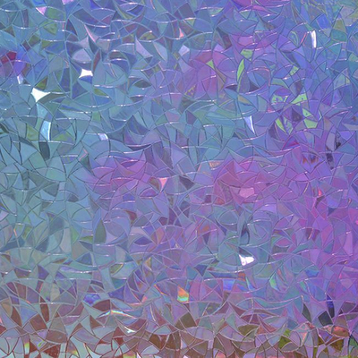 ترازو Dichroic Vinyl Privacy تزئینی Privacy پنجره فیلم فیلتر نور خورشید